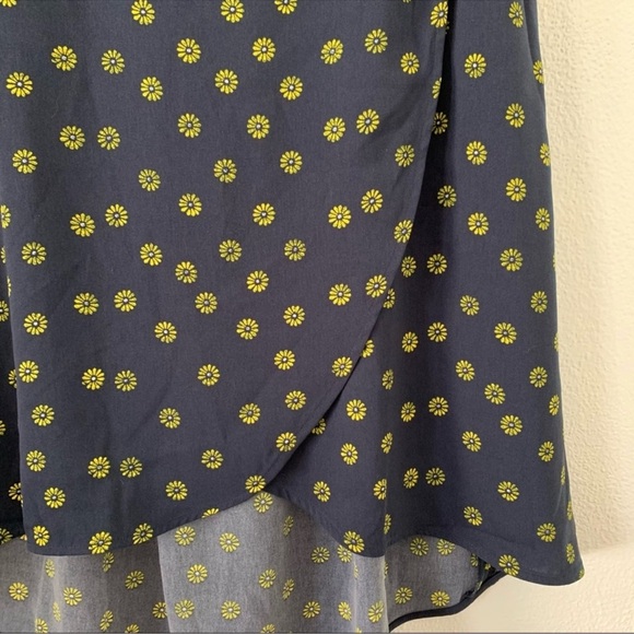 J. Crew Floral Faux Wrap Midi Skirt, Size small - Picture 3 of 12